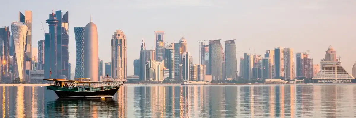 Doha Skyline at Night